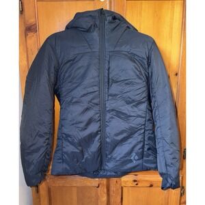 Black Diamond Women's M Stance Belay Parka Black Jacket Coat Insulated Active